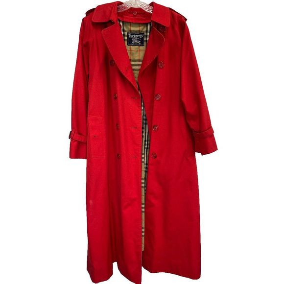 Burberry Double Breasted Trench Coat size 12 XX-Long